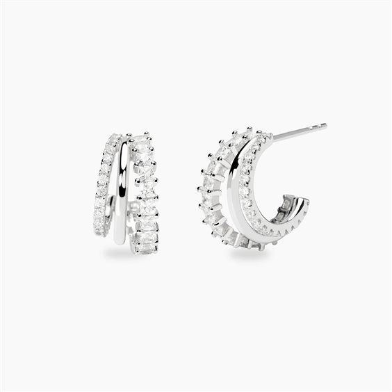 Orecchini Mabina Donna Trio in Lega metallica Zircone 666195 - 666195